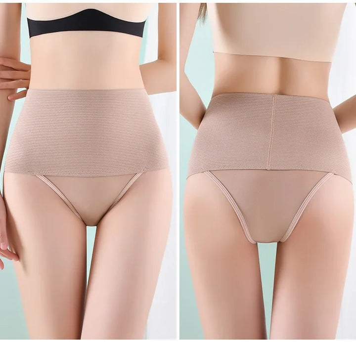 3pcs Women High Waist Shaping Brief Body Shaper Slimming Underwear Butt Lifter Control Pantie Plus Size Sexy Shapewear Panty