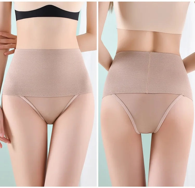 1pcs Women High Waist Shaping Brief Body Shaper Slimming Underwear Butt Lifter Control Pantie Plus Size Sexy Shapewear Panty