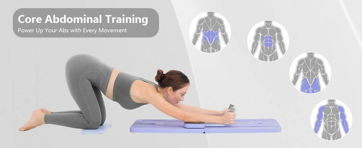 Multifunctional Fitness Plate Abdominal Board Push up Board automatic rebound abdominal muscle curling, Home Fitness Shape