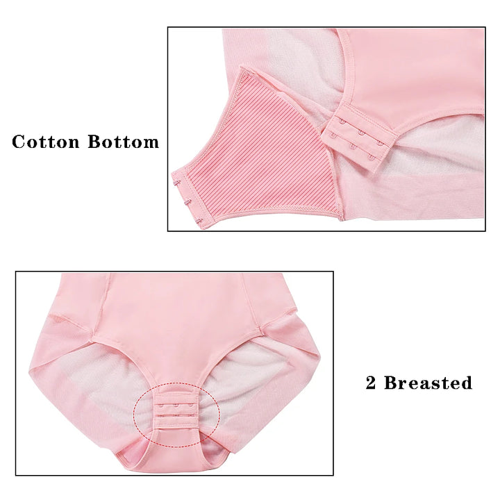 Sexy Lingerie Slim Silk Solid Shapewear for Women Smooth Soft Bodysuit Tummy Shaper Underwear Lingerie Black Nude