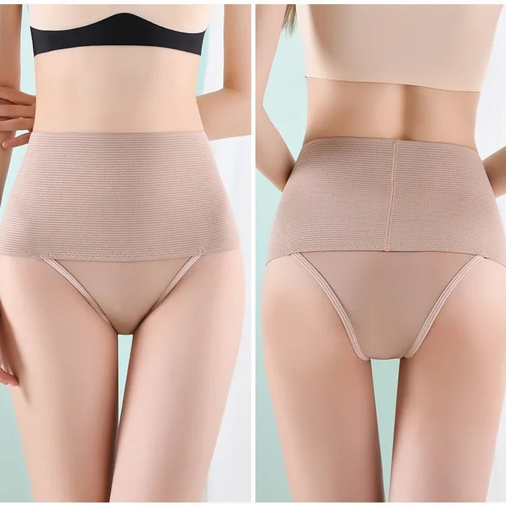 3pcs Women High Waist Shaping Brief Body Shaper Slimming Underwear Butt Lifter Control Pantie Plus Size Sexy Shapewear Panty