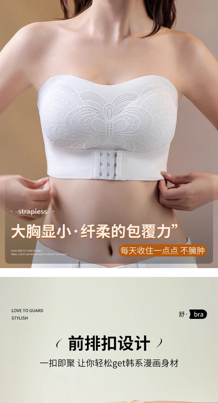 Front Closure Posture Corrector Bras M-6XL Women Sports Underwear Sleep Bras Butterfly Beaty Back Bralette Humpback Correct Tops