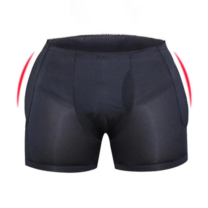 Sexy Fake Butt Padded Boxers Men Underpants Pad Filling Shapewear Thick Butt Lifted Natural Men Boxers Underwear Butt Lifter