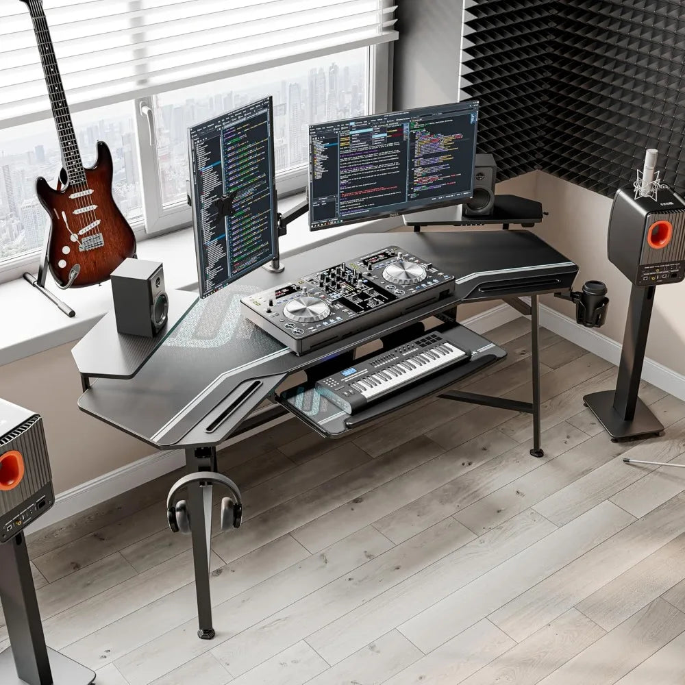 Aero Gaming Desk with LED Lights