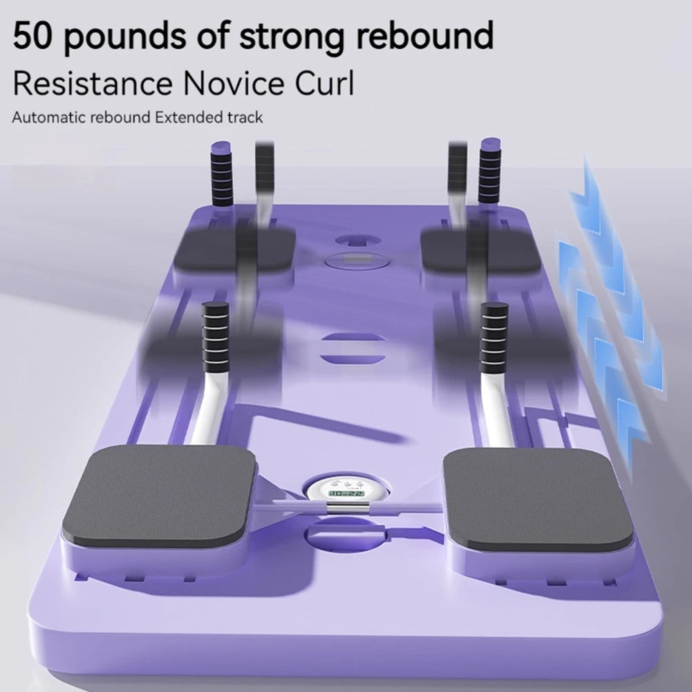 Multifunctional Fitness Board Exercise Machine Non Slip Abdominal Board Foldable Push Up Board for Full Body Workout