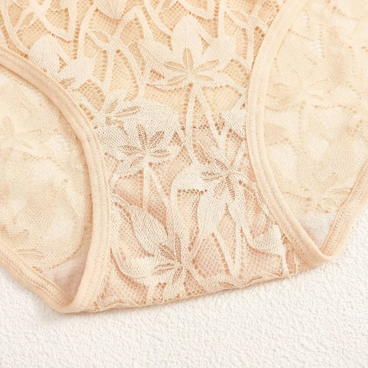 2PCS/Set Women High Waist Shapewear Panties Seamless Slimming Briefs Female Butt Lifter Tummy Underwear Hollow Breathable Panty