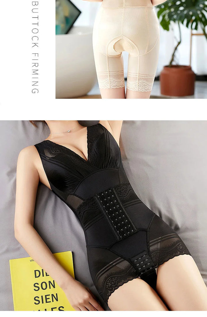 Women's Bustier Corset Waist Trainer Sharpening Body Sweat Suit Shaper Sexy Lingerie Slim Bodysuits Modeling Underwear Jumpsuit