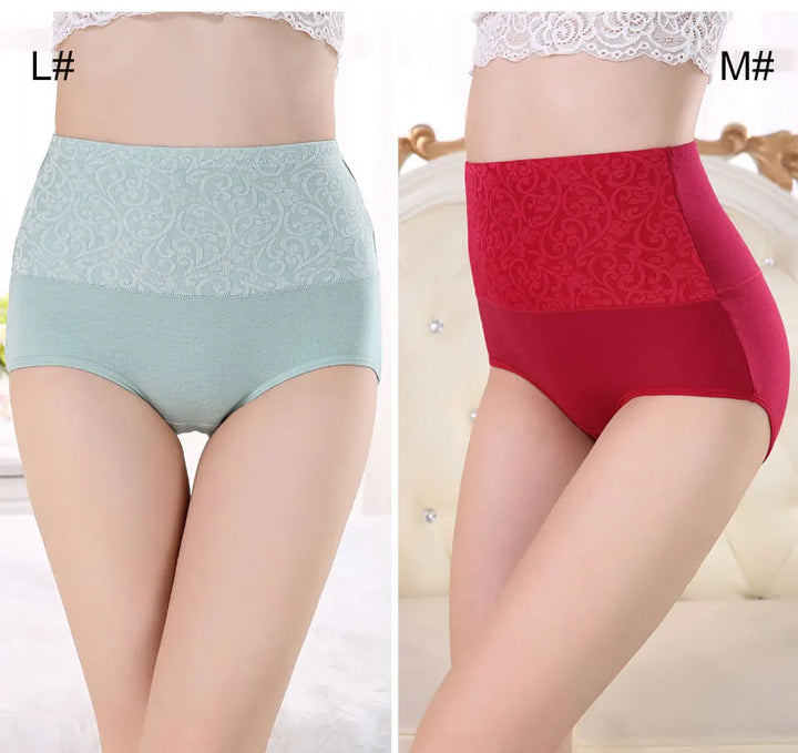 Cotton Underwear Women High Waist Lingerie For Ladies Briefs Tummy Control Panties C-Section Recovery XXXXL Plus Size Underpants