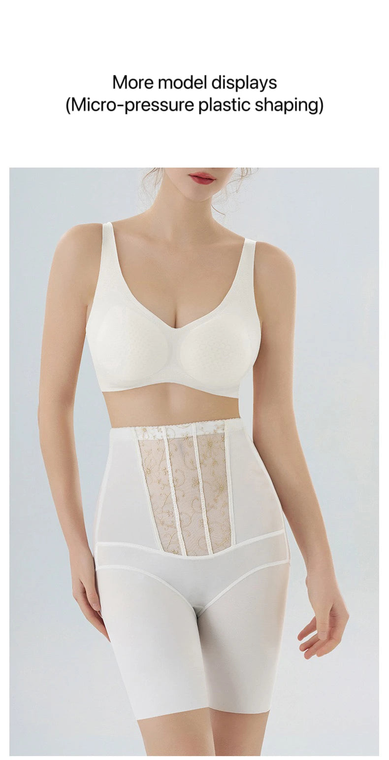 1pcs Seamless Belly Shaping Briefs Embroidery Lifting Hip Pants Slimming Panties Women Potent Shaper Underwear Safety Panty