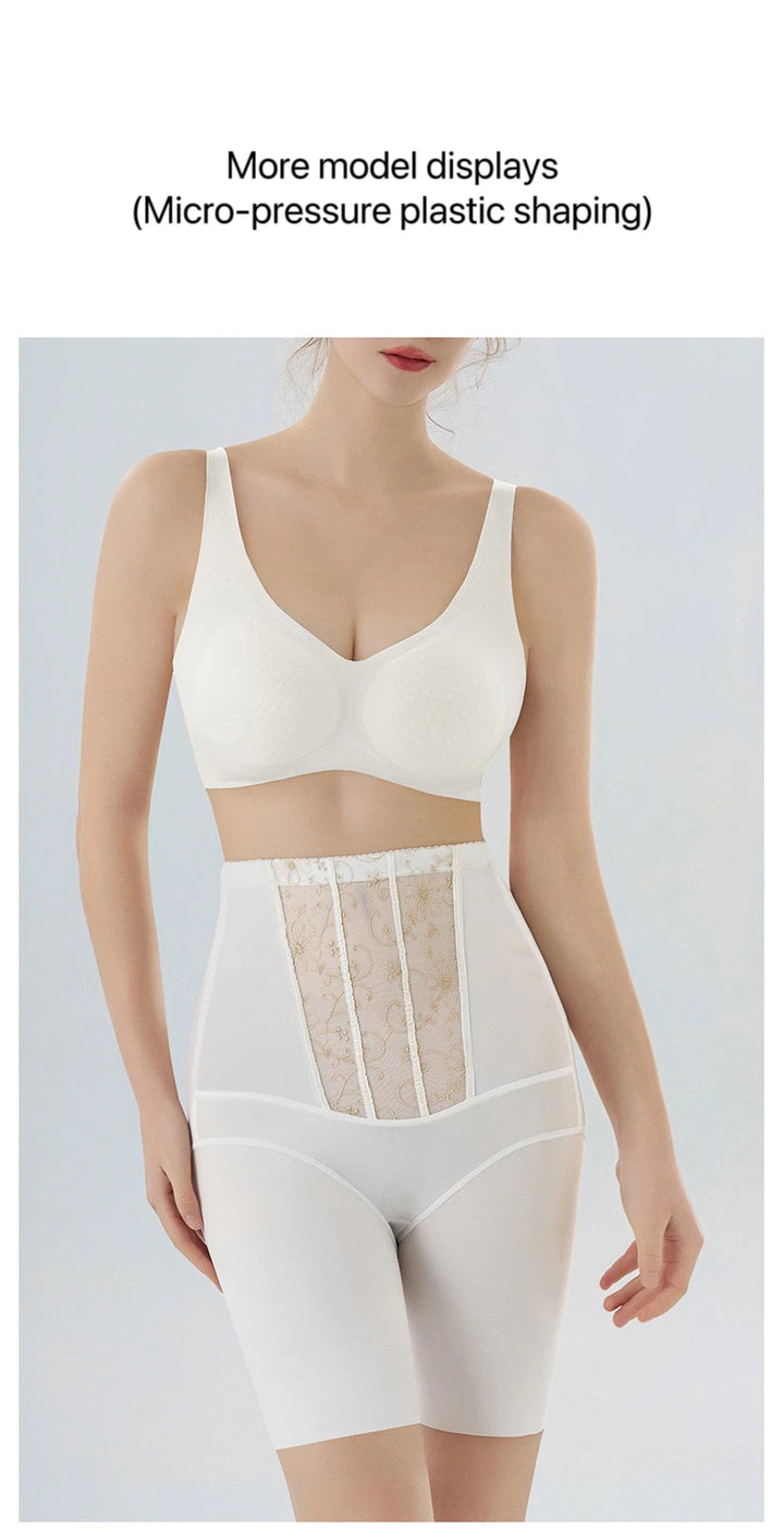 1pcs Seamless Belly Shaping Briefs Embroidery Lifting Hip Pants Slimming Panties Women Potent Shaper Underwear Safety Panty