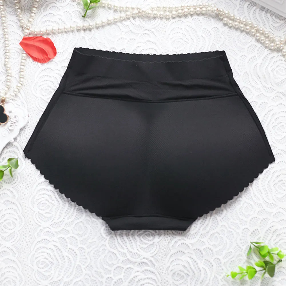 Women Sexy Buttocks Shapewear Fake Ass Letter Panties Triangle Butt Lift Panty Peach Booty Enhancer Underwear Hip Padded Briefs