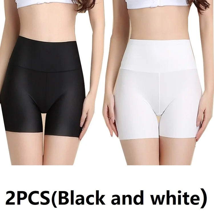 2PCS Safety Short Pants Protective Shorts Under The Skirt Underskirt Pants Cyclist Woman Skirt Underpants Ladies Shorts AQK01