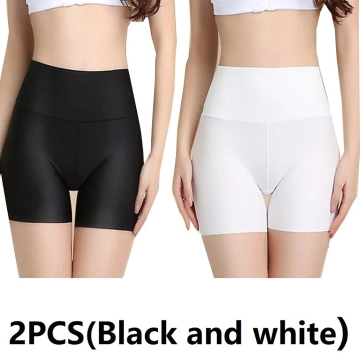 2PCS Safety Short Pants Protective Shorts Under The Skirt Underskirt Pants Cyclist Woman Skirt Underpants Ladies Shorts AQK01