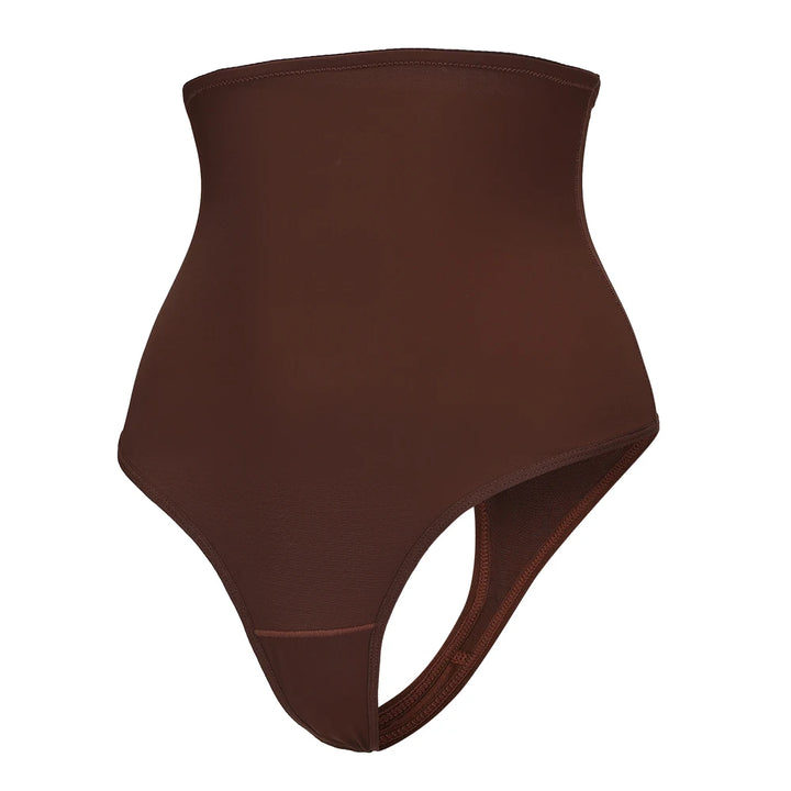 Women Thong Shapewear High Waist Body Shaper Tummy Control Stretch Black Sexy Slimming Underwear Smooth Body Nude T-Back Brief