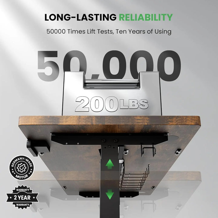 48 x 24 Inch Adjustable Office Desk