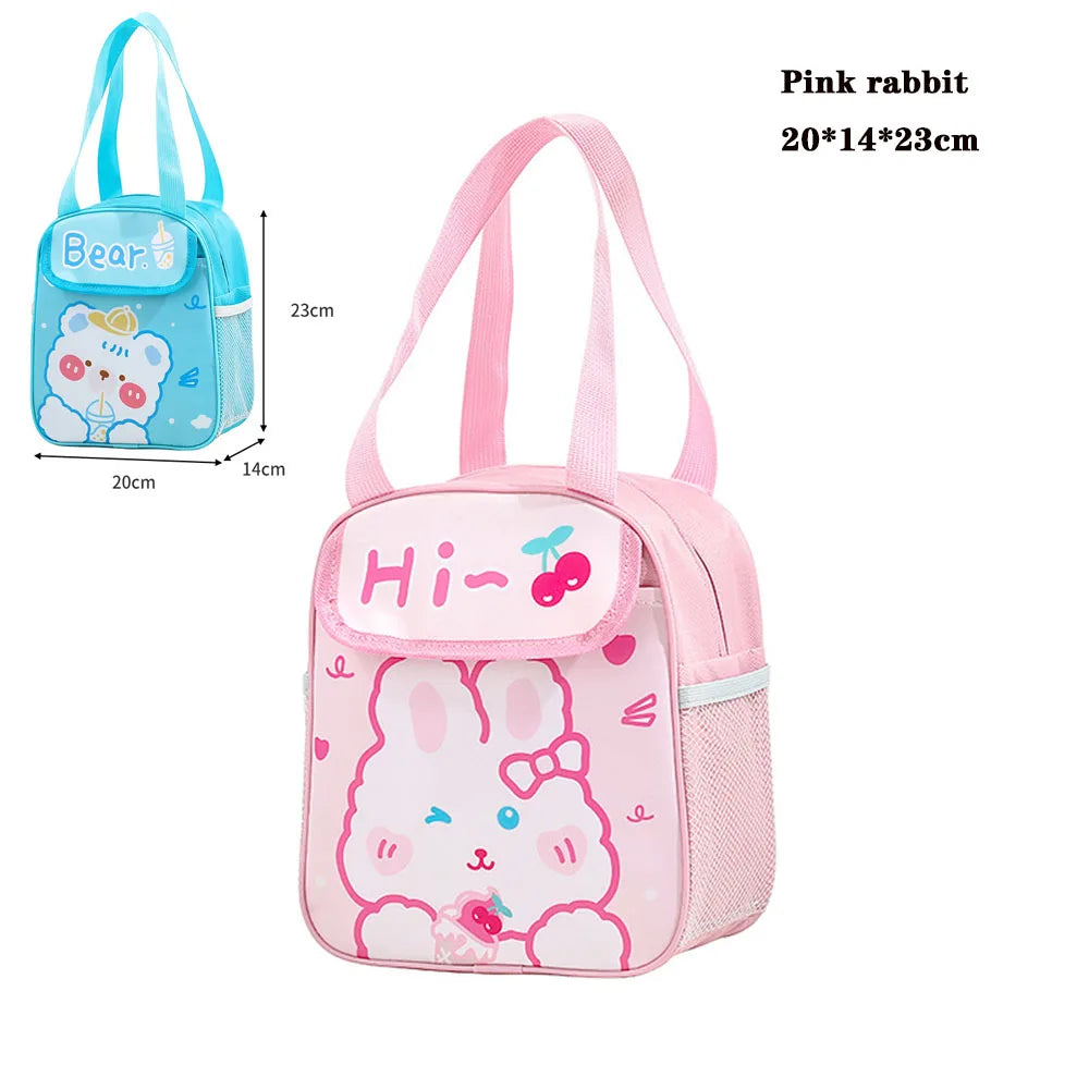 Thermal Bag Food Storage bag Student lunchbox cool bag for Children Food Container for Kids School small Thermal Lunch food Bag