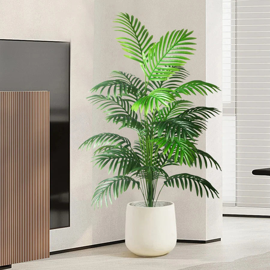 Large Artificial Palm Tree โ Tropical Home Decor