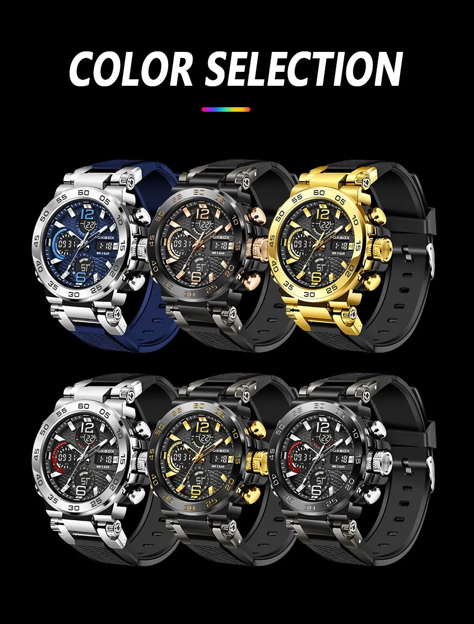 LIGE Luxury LED Display Men Wristwatches Fashion Luminous Sport Man Watch Waterproof Calendar Quartz Watch Mens Montres Hommes