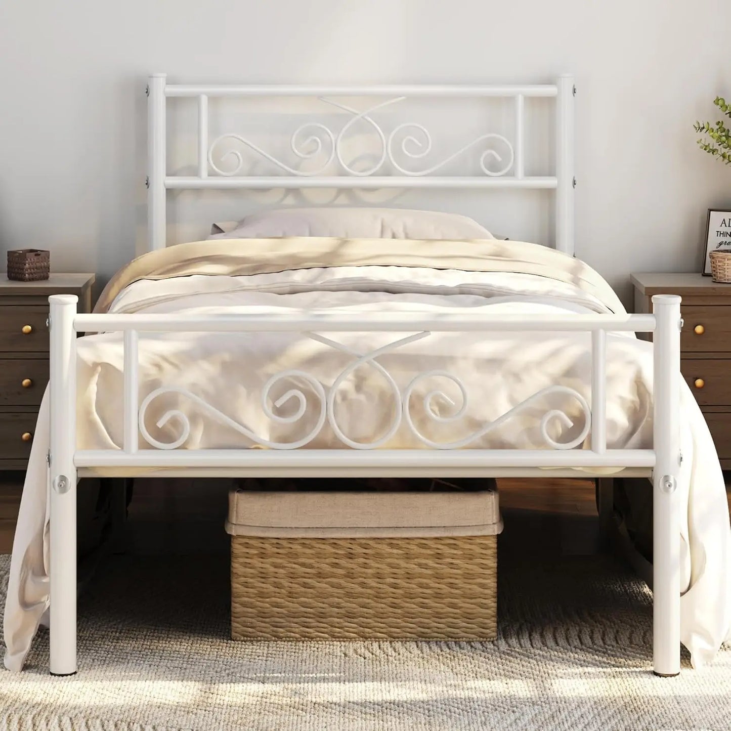 Twin Metal Platform Bed Frame