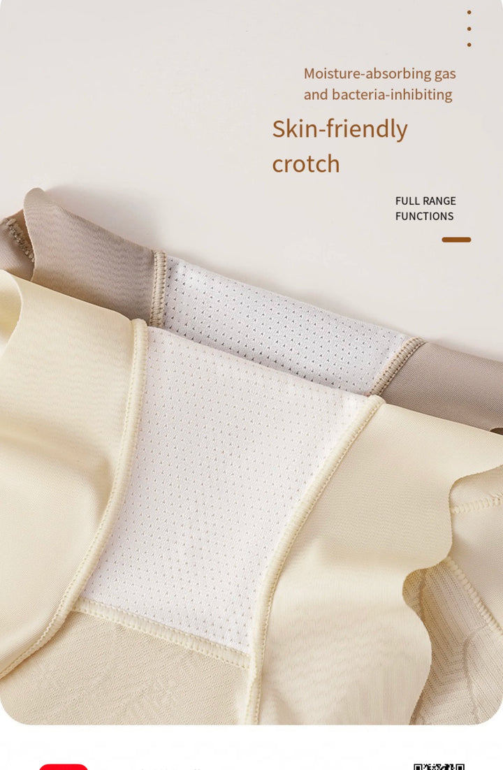 1pcs Women No Trace Mid Waist Shaping Briefs Breathable Body Shaper Slimming Underwear Butt Lifter Control Panties Shapewear