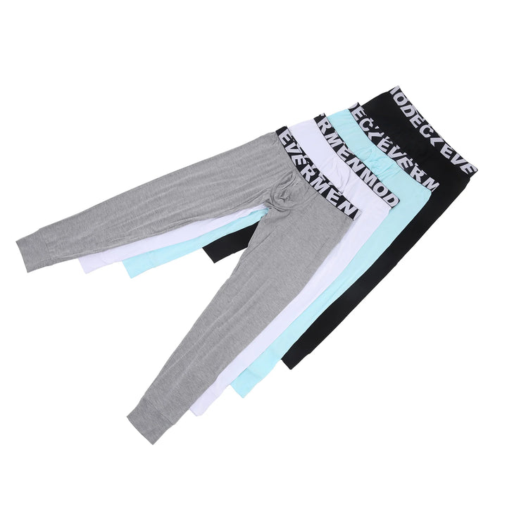CLEVER-MENMODE Thermal Underwear Men's Sexy Penis Pouch Thermo Long Johns Pants Modal Leggings Bottoms Warm Pants Elastic