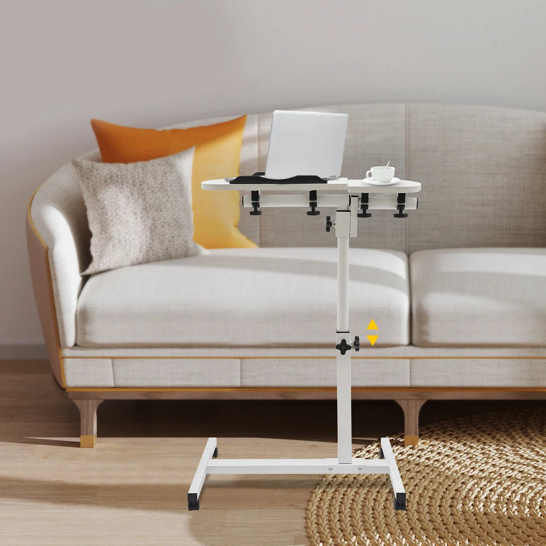 Adjustable Rolling Laptop Table Stand