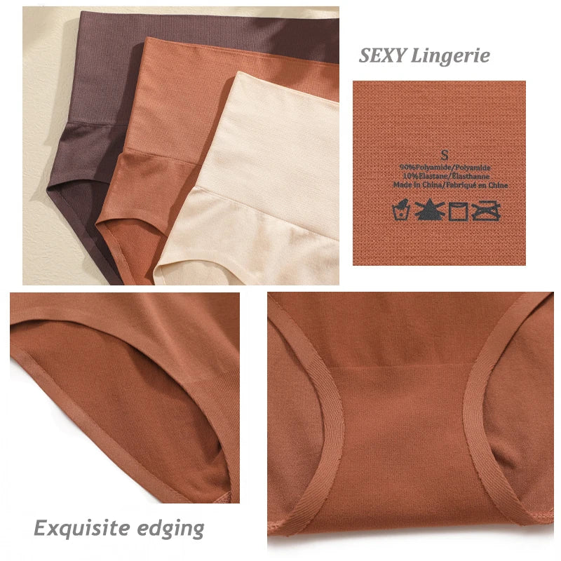 3PCS/Set Women High Waist Shapewear Seamless Slimming Panties Butt Lifter Control Briefs Women Elastic Body Shaper Bodysuit