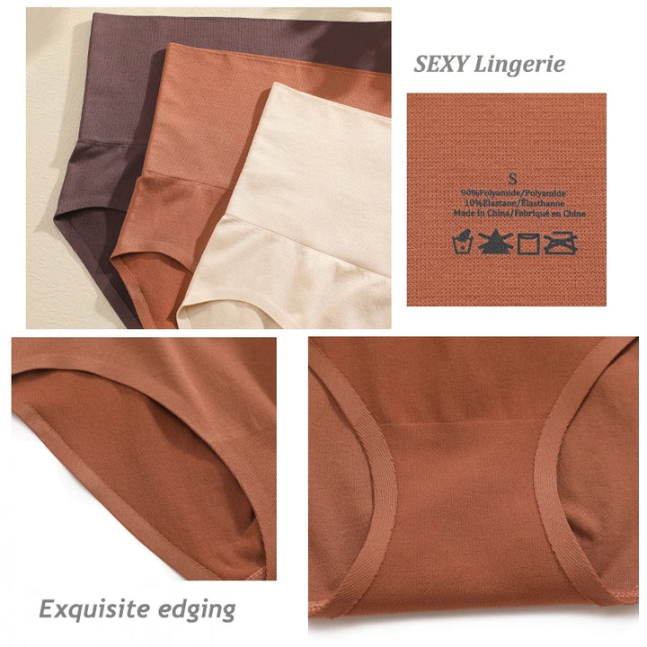 3PCS/Set Women High Waist Shapewear Seamless Slimming Panties Butt Lifter Control Briefs Women Elastic Body Shaper Bodysuit