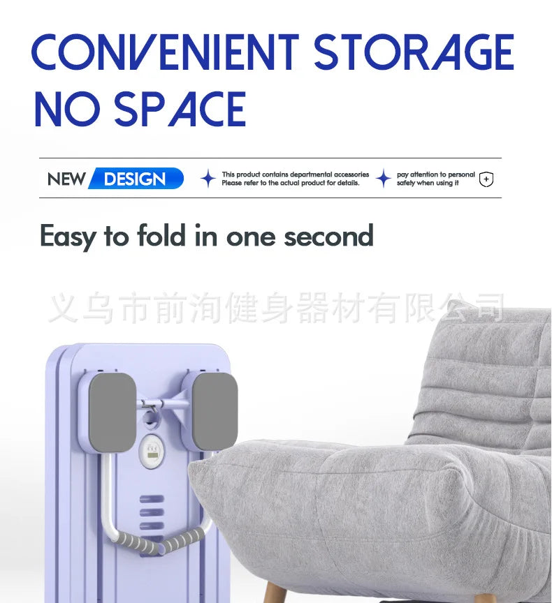 Multifunctional Fitness Board with Automatic Rebound, Foldable Exercise Machine - Full Body Exercise Equipment, Home Pilates