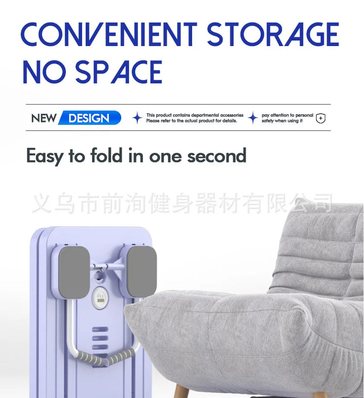 Multifunctional Fitness Board with Automatic Rebound, Foldable Exercise Machine - Full Body Exercise Equipment, Home Pilates