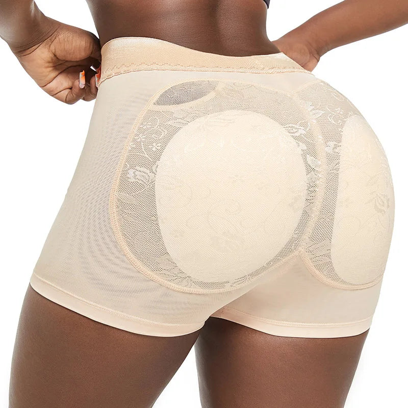 Shapewear Women Butt Pad Control Panties Fake Butt Lifter Hourglass Padded Booty Enhancer Brief Lingerie Shaper Shorts