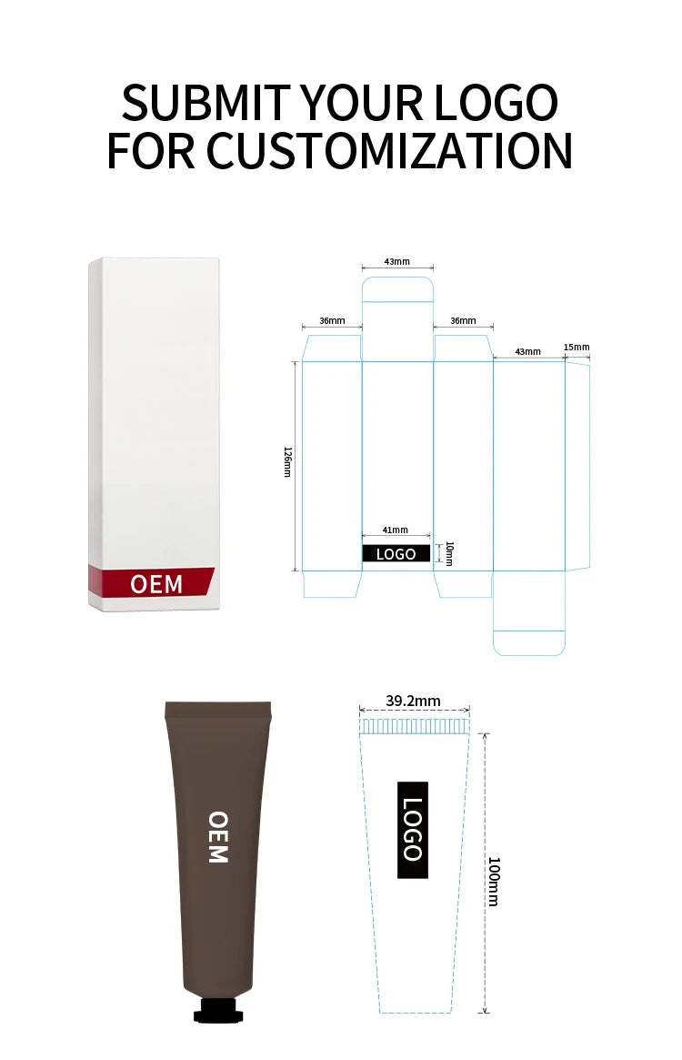 ICONSIGN Lashes Eyebrow Tint Kit Professional Fast Perming Dye Brow Mascara Tattoo Cream Waterproof Long Lasting 60 to 90 Days