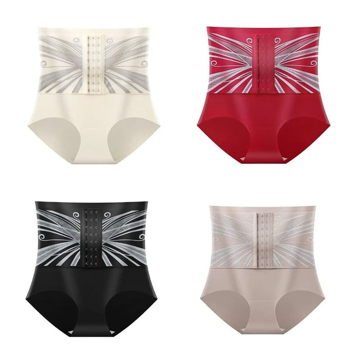 High Waist Slimming Shaping Panties Buckle Shapewear Postpartum Body Shaper Belly Contracting Lingerie Butt Lifting Briefs