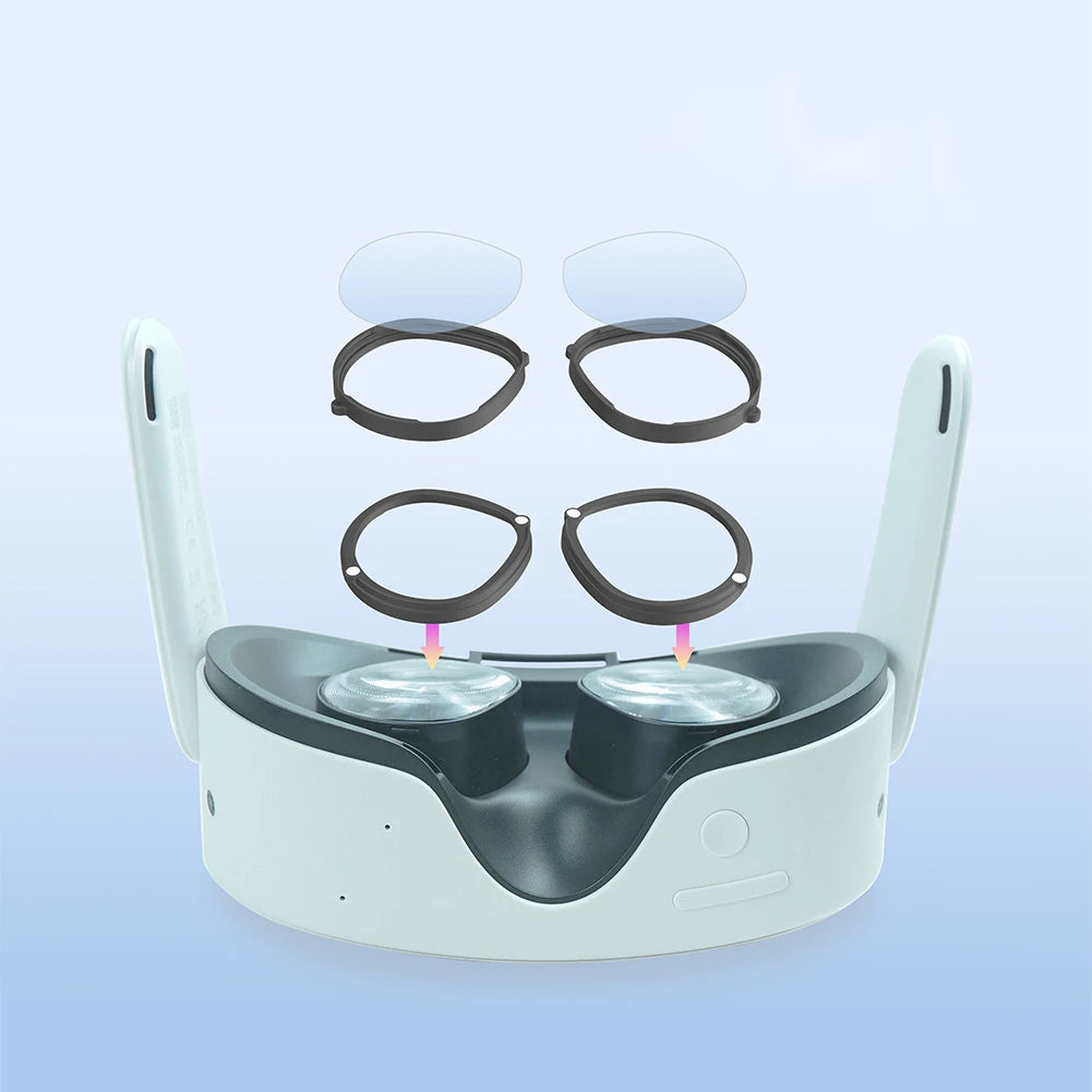 Lens Protector Frame Anti-Scratch Lens Protector Ring Magnetic Prevent Your Glasses From Scratching VR Lenses for Meta Quest 3S