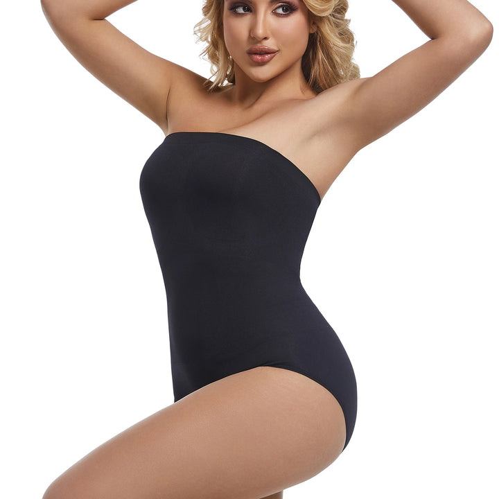 Women's Strapless Jumpsuit Shapewear New Sexy Briefs Bodysuit Butt Lifter Compression Waist Trainer Push Up Backless Shaper