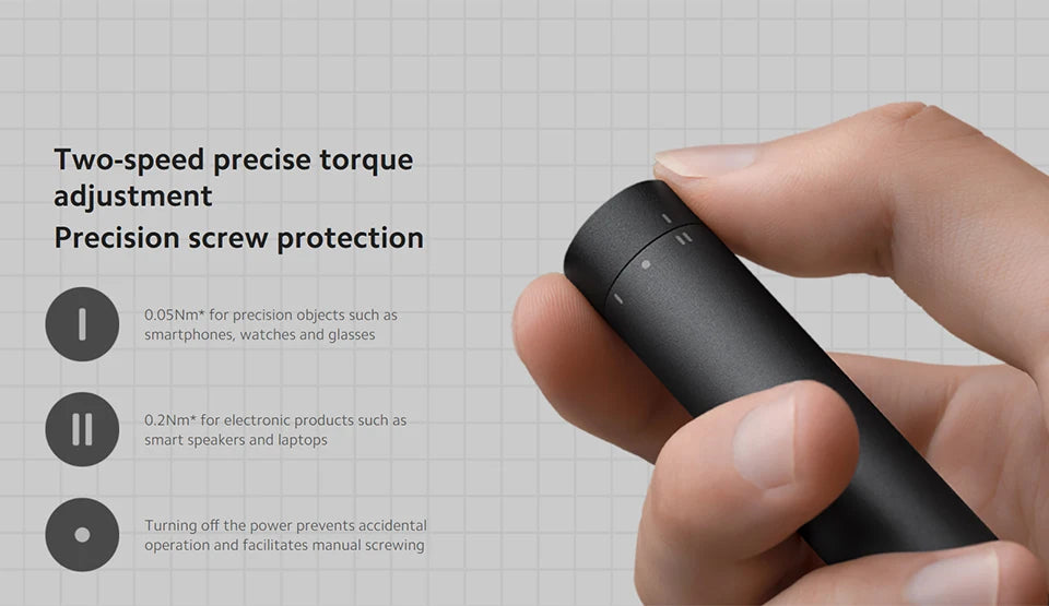 Xiaomi Mijia Electric Precision Screwdriver Magnetic Kit with 24 PCS Screw Heads Power Tools Sets for Smart Home PC Phone Repair