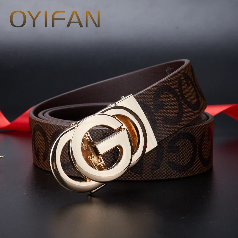 Luxury Brand Belt for Men Automatic Belt, Business Casual Fashion Designer Mens Belt 구찌 벨트