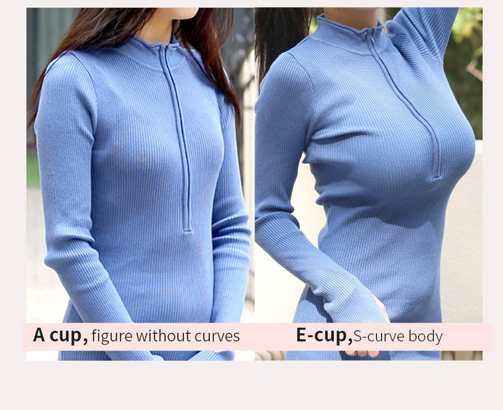 Large 2 In 1 Silicone Breast Pocket Bra Underwear Small Chest Becoming a Big Chest Pad Simulation Cartoon Chest Seamless