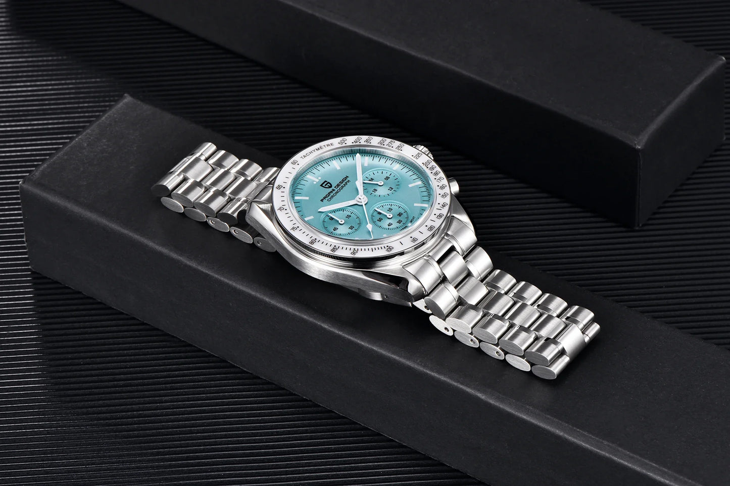 PAGANI DESIGN Moon Mens Watches 2023 Top Brand Luxury Quartz Watch For Men Chronograph Luminous Sapphire Mirror Waterproof Clock