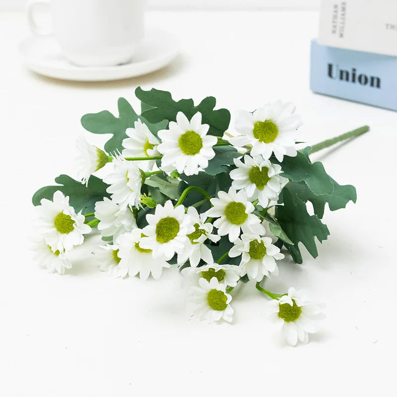 Artificial Sunflower & Chamomile Bouquet