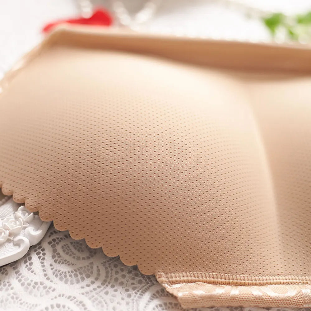 Women Sexy Buttocks Shapewear Fake Ass Letter Panties Triangle Butt Lift Panty Peach Booty Enhancer Underwear Hip Padded Briefs