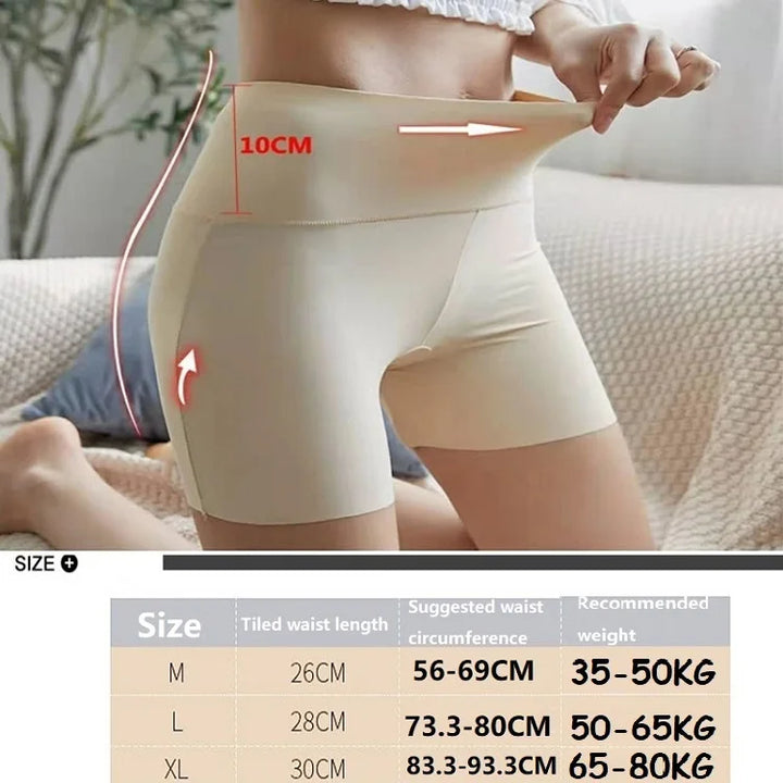 2PCS Safety Short Pants Protective Shorts Under The Skirt Underskirt Pants Cyclist Woman Skirt Underpants Ladies Shorts AQK01