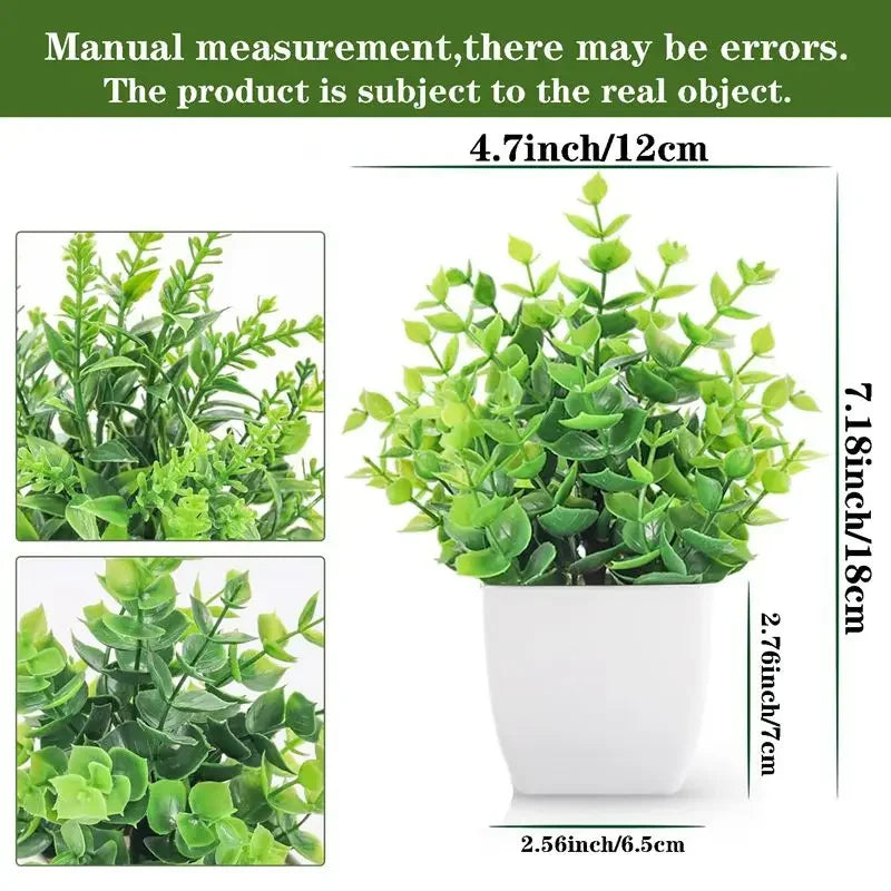 Mini Artificial Eucalyptus Potted Plant