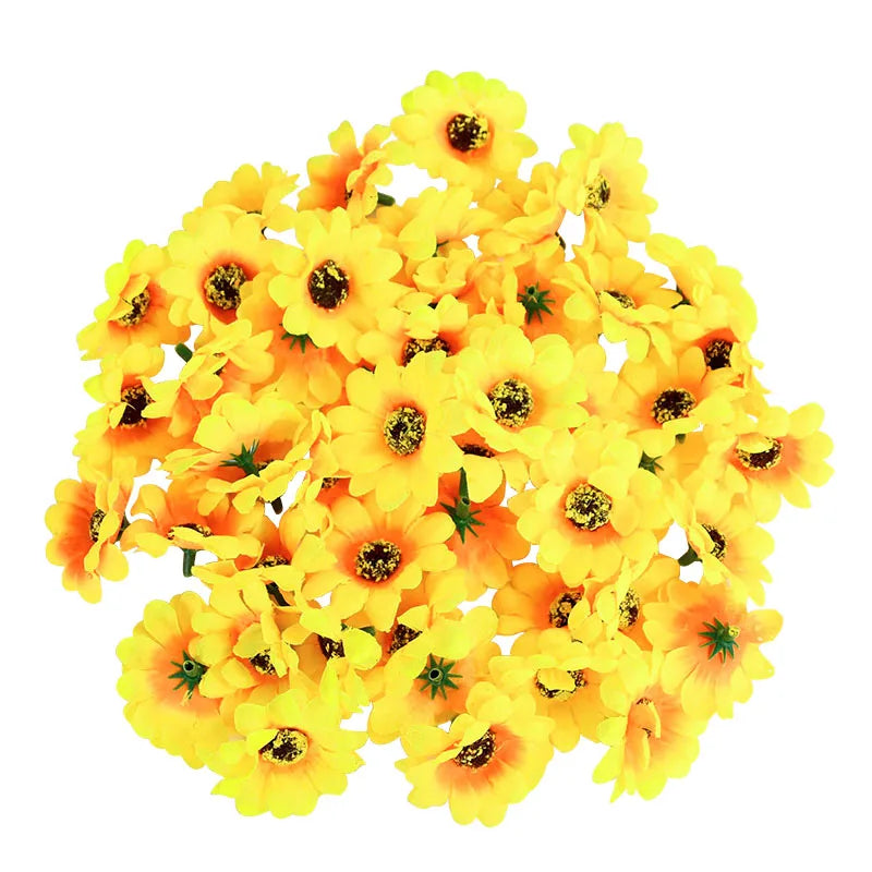 Mini Artificial Sunflower Heads