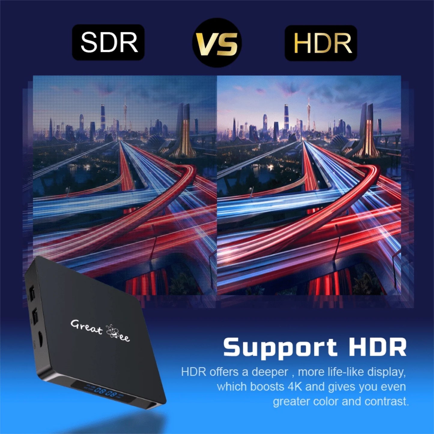 Great Bee Arabic TV Box Android 10 Greatbee Media Player 2G 16G 4K Smart TV Set Top Boxes