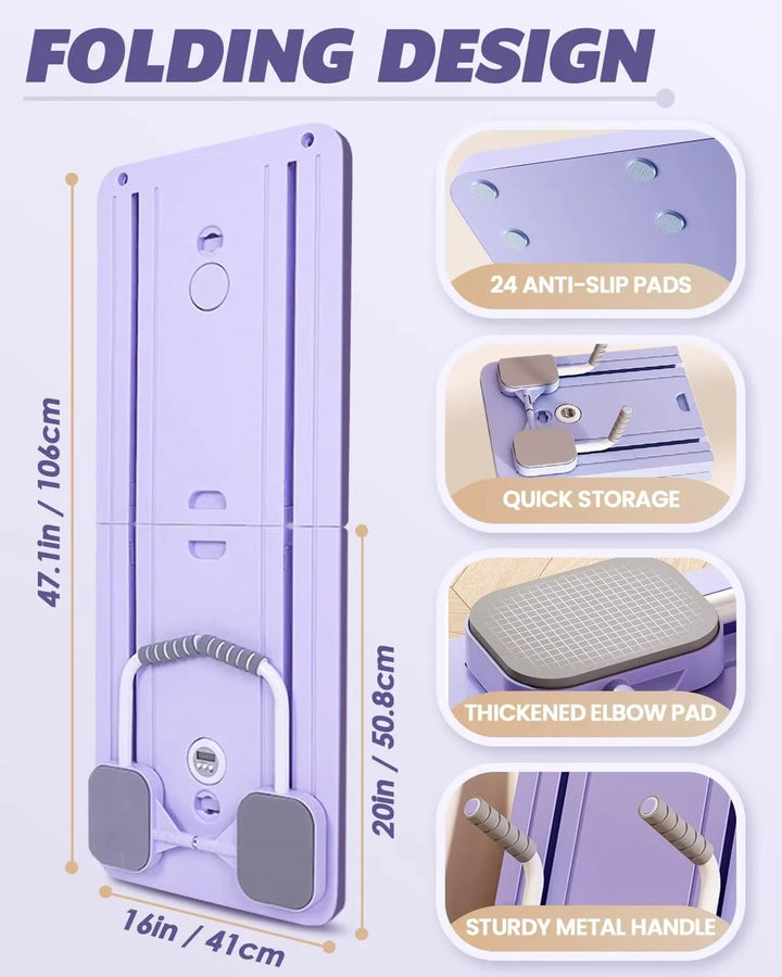 Multifunction Abdominal Board Exercise Push Up Board Fitness Plate Automatic Rebound Full Body Workout Pilate Home Fitness Shape