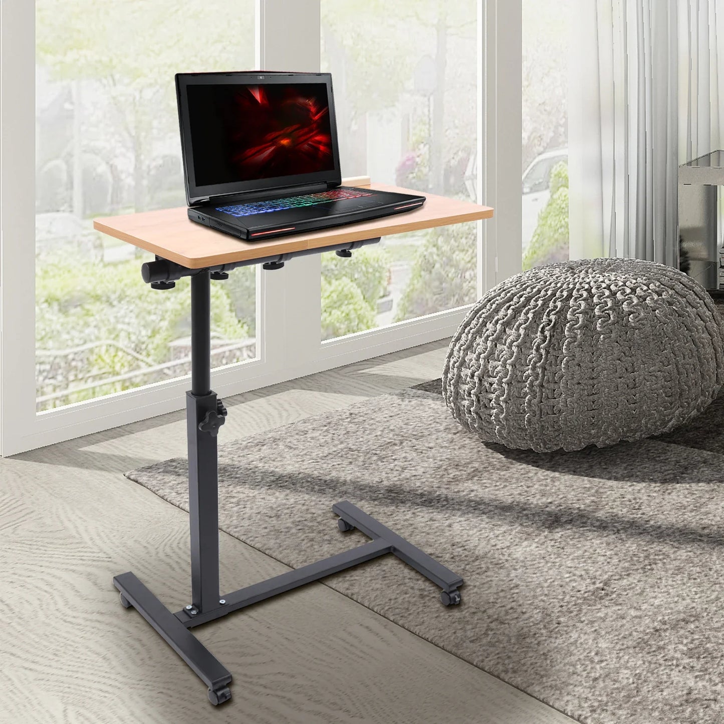 Portable Adjustable Laptop Desk Rolling