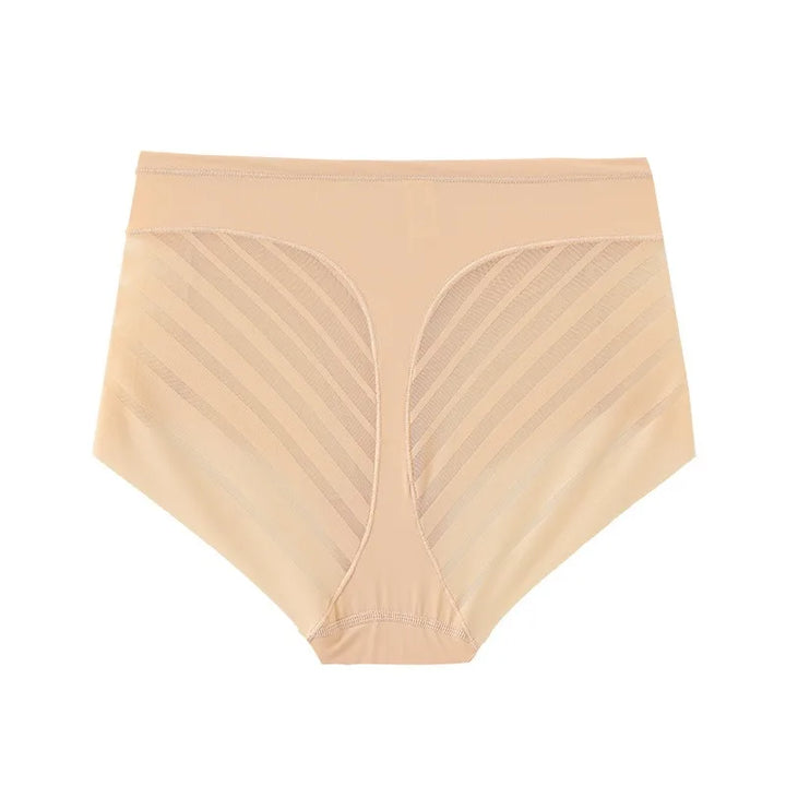 High Rise Briefs Women Seamless Panties High Elastic Panties Tummy Control Shapewear Glossy Underwear Sexy Lingerie M-3XL