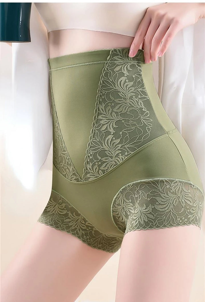 Seamless Postpartum Slim Butt Lifter Brief Women High Waist Panties Unique Fiber Lace Shaper Fat Burning Tummy Control Underwear