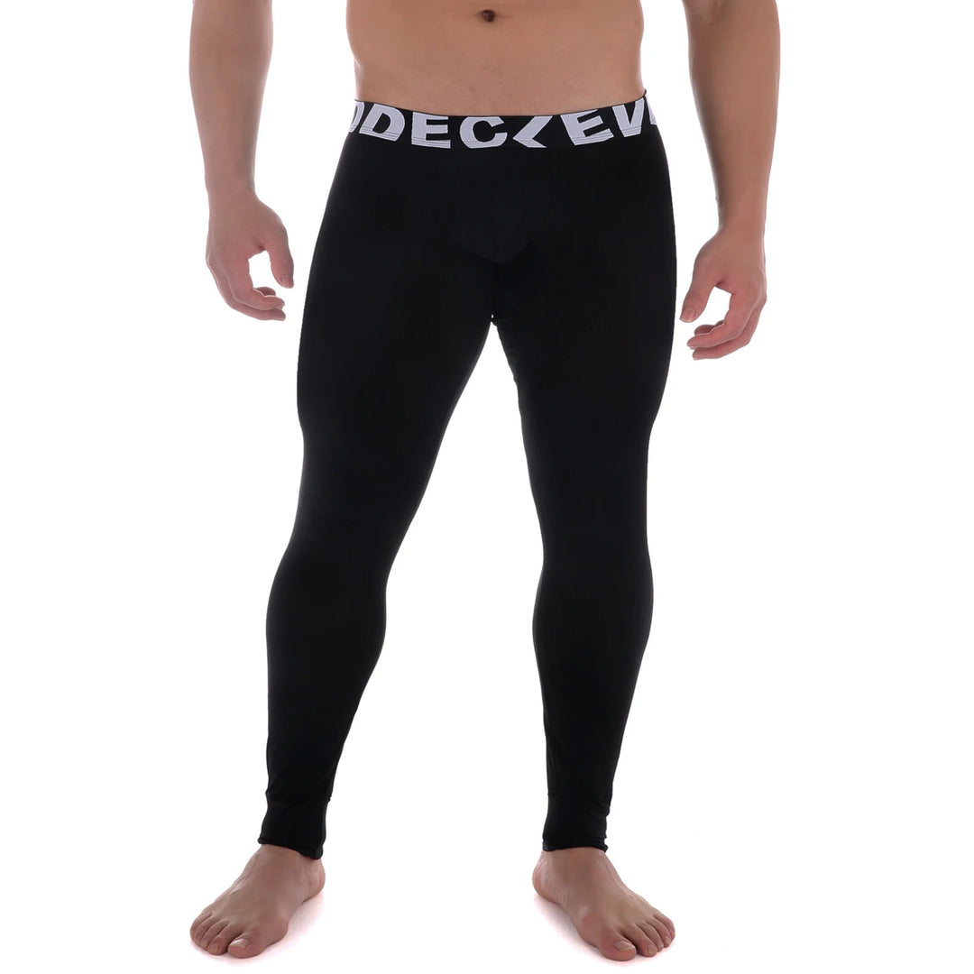 CLEVER-MENMODE Thermal Underwear Men's Sexy Penis Pouch Thermo Long Johns Pants Modal Leggings Bottoms Warm Pants Elastic